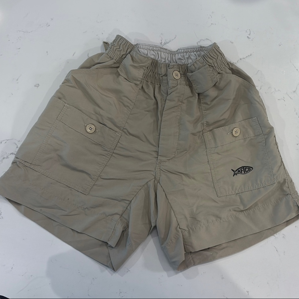 Boys AFTCO Beige cargo Shorts